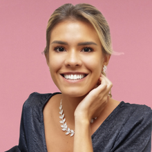 Cargar imagen en el visor de la galería, Choker Hojas Dobles